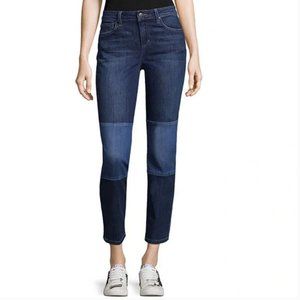 Joe’s Jeans Lana Straight Ankle Contrast Patch Knee Jeans 26